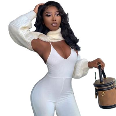 China Anti-Wrinkle Factory Supply Women Elegant Bodycon Overalls Women One Piece Romper for sale