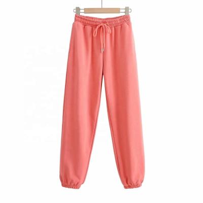 China Suuply Sports Pants Ladies French Terry Sweatpants Womens Joggers Harem Blank Anti-Wrinkle Panty Factory Directly for sale