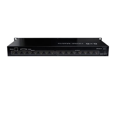 China 16 Port Hdmi Matrix 8x8 Video Changer 8 In 8 Out Support 3d Full Hd 1080p HDMX0008M1 for sale