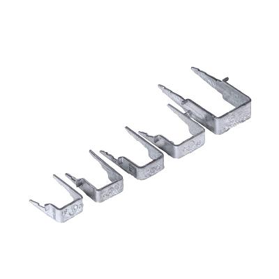 China Metal Fittings For Building S1 S2 S3 S4 Galvanized Loomex Steel Cable Clips / Metal Accessories for sale