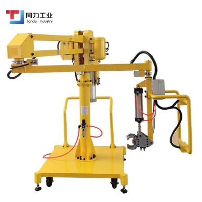 China Building Material Stores Robot Pneumatic Telescopic Pusher Rocker Arm Twist Handle Rotation Mobile Manipulator for sale