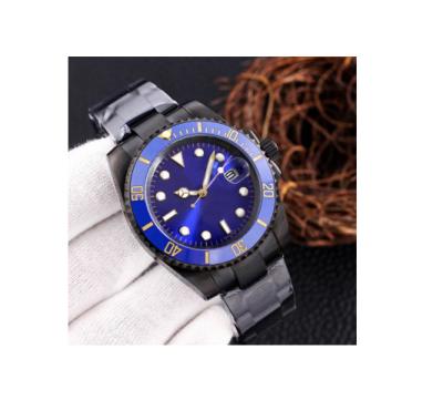 China Fashion \ Luxury Popular Black Luxury Elegant Heavy Duty Solid Dial Strap Stainless Steel Dress Top Mechanical Watch for sale