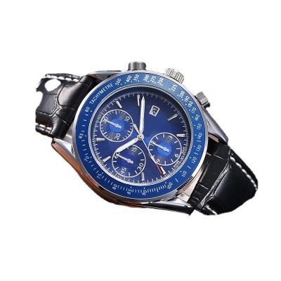 China Fashion Luxury Popular Professional Men's Fashion Dress Quartz Watch Alloy Strap Three Dials Under Not Working Just Decor for sale