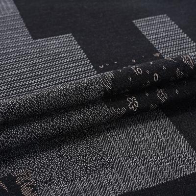 China Wrinkle Resistant TR Check Knitted Jacquard Fabric For Suits And Clothing suiting fabric for men material for sale