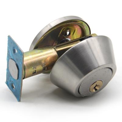 China Double Entry Waterproof Deadbolt Stainless Steel High Security Single Cylinder Deadbolt Door Lock for sale