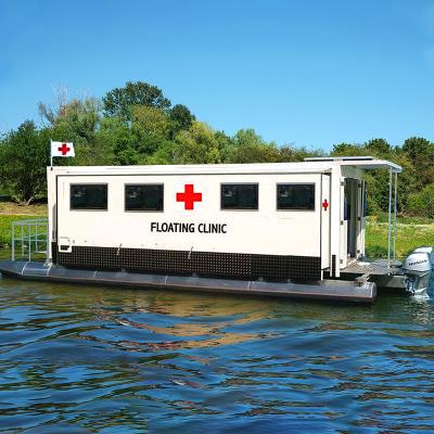 China Modern Aluminum Sea Mobile Clinic Medical Floating Prefab Rooms for sale