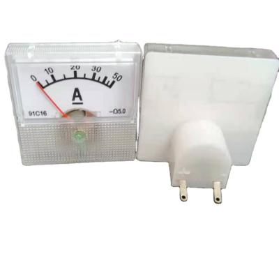 China Accuracy Class 2.5 Current Accuracy Household Current Measurement White Voltmeter Ammeter for sale