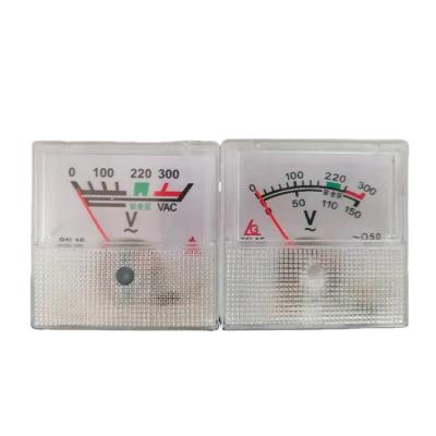 China White Square Household Current Measurement New Product Small Portable AC Meter Voltmeter for sale