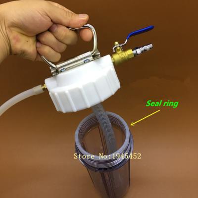 China Automatic Transmission Gearbox Oil Filler Tool Car Transmission Inset Exchange Machine Oiling Device With Long Plastic Transfer Hose Connector Valve Auto Repair Tool for sale