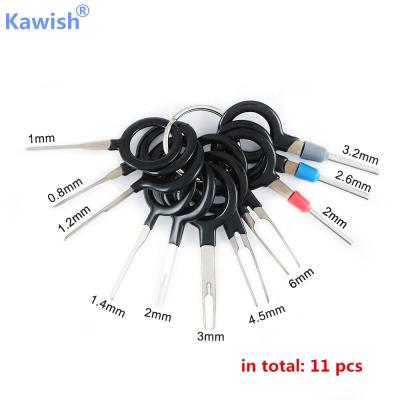 China Car Terminals Remove Tool Auto Car Plug Card Wire Harness Crimp Terminal Pin Back Needle Remove Tool Extraction Pick Connector Set for sale