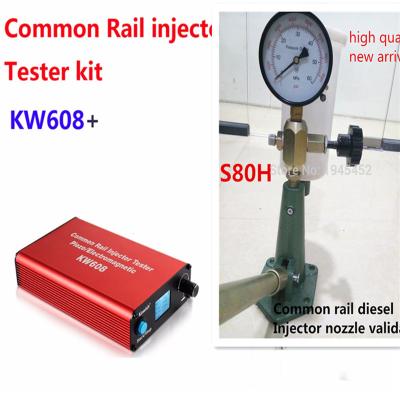 China S80H Multifunctional Common Rail Injector + Rail Injector Tester KW608 USB Common Rail Injector Tester Diesel Common Injector Tester Nozzle Tester for sale