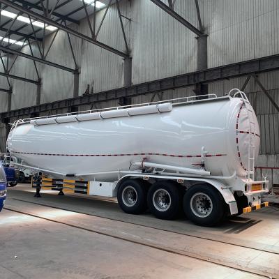 China China 60m3 80T Bulker Cement Powder Tanker Semi Trailer Truck For Sale In UAE Dubai for sale