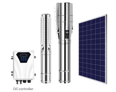 China Automotive Industry Solar Submersible Deep Borehole 72v Water Pump Stainless Steel Deep Good Submersible Water Pump for sale