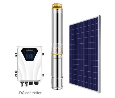 China Other Pump Solar System Stainless Steel DC Submersible Water Submersible Water Pump For Deep Well for sale