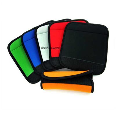 China Perfect for computer cases custom logo design neoprene luggage carrier handle wrap for sale