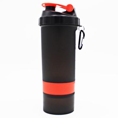 China Hot Dropshipper 3 Items 600ml From China Viable Bulk Buy In 1 Plastic Bottles Custom Logo Protein Shaker With Your Custom Logo for sale