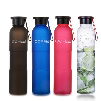 China 550ml TOOFEEL BPA Tritan Fruit Gym Plastic Drinking Water Bottle Wholesale Eco-Friendly CUTE FREE Sustainable Cup for Outdoor Yoga, Working for sale