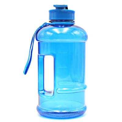 China Viable 1.3L Mini Drinking Bottle Plastic Water Jug With Handle Bpa Free Sports Gym Jug Custom for sale