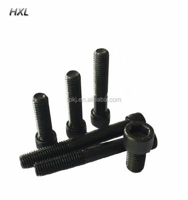 China DIN 912 Carbon Steel ISO 4762 Black Anodic Oxidation Hex Socket Head Cap Screws for sale