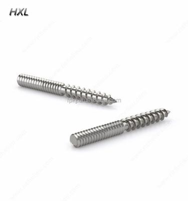 China A2 Carbon Steel Stainless Steel Wire Double Wooden Finger Screws M6 Hanger Bolt for sale