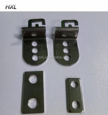 China Various shape special custom twist curvature carbon steel design ss304 corner holes stamping part for sale