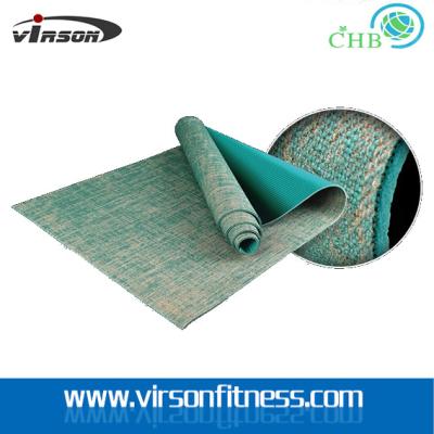 China Ningbo virson hot sale natural yoga mat/jute yoga mat zu verkaufen