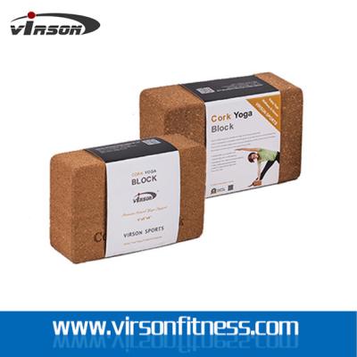 中国 hard and strong Eco cork yoga block 販売のため