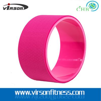 China Ningbo virson wholesales pvc yoga wheel yoga sports accesspries wheel fitnees yoga wheel zu verkaufen