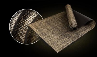 China Virson Special professional eco friendly exercising yoga mats/ jute yoga mats zu verkaufen