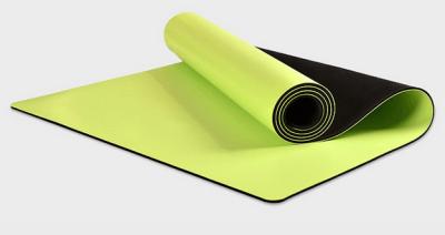 중국 Ningbo Virson double  layer non slip PU natrual rubber yoga mat gym mat 판매용