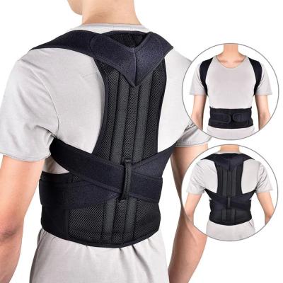 중국 Men and Women Posture Belt Brace Clavicle Support Stop Slouching Hunching Adjustable Back Trainer Posture Corrector 판매용