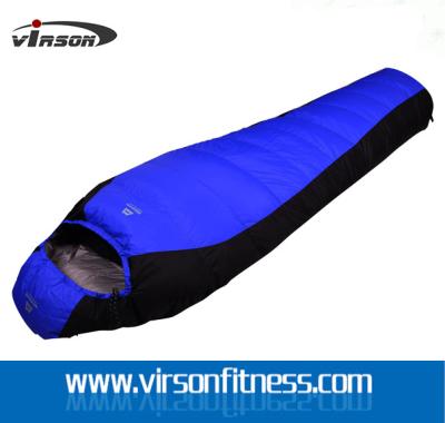 中国 waterproof new stype 18 Degree C / 0 Degree F Flannel Lined Cheap Sharp Sleeping Bag -15 Degree for adult camping 販売のため