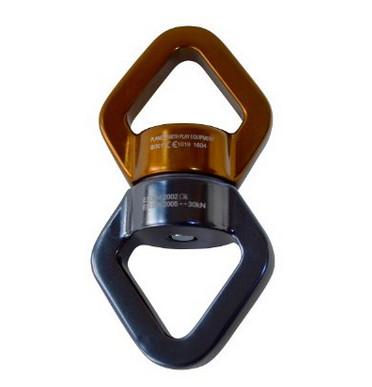 중국 Heavy duty double loop spinning swivel.Climbing carabiner 판매용