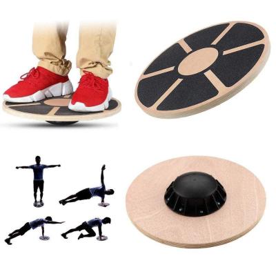 중국 Wooden Balance Board Plate Yoga Balancer Anti-skid High Level Training Balance Gym Board 판매용