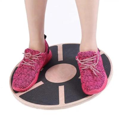 중국 Fitness Curvy Baby Children Wooden Wobble Balance Board 판매용