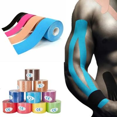 中国 Precut Athletic 5cmX5m Kinesiology kinesio tape tape For Muscle thearpy body tape kinesiology 販売のため