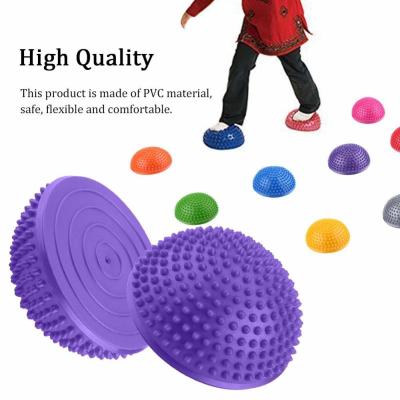 China Foot Massage Spiky Half Ball Balance Exercise Pods for Deep Tissue Foot Muscle Therapy zu verkaufen