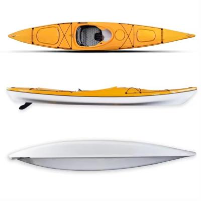 中国 Hot Selling Single Fishing Kayak Cheap Custom Mold Kayak Fishing Sit in Kayak for Sale 販売のため