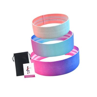 中国 Virson 3pcs Hip Elastic Band Anti Resistance Bands Loop Exercise Strap For Stretching Fitness Ladies 販売のため