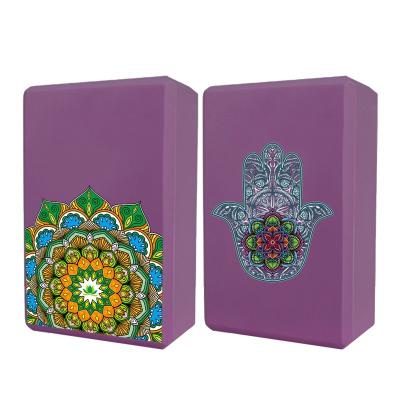 China Printed foam yoga brocks wholesale for sale