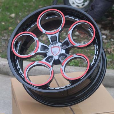 China factory 18'' 19'' 20'' 21'' 22''colorful 2pcs concave big lip forging alloy wheel,forged wheels for sale