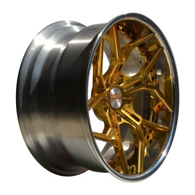 China Professional Forging Rims 18 19 21 inch Gold Wheel rims,alloy 20inch 22inch black rims off caddilac for sale