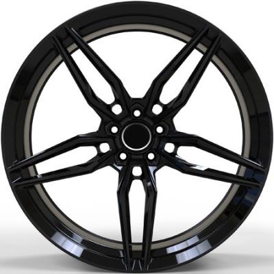 China Gloss Black Custom 1-PC Forged Alloy Rims 5x112 Staggered 21 and 22 inch For Benz GLC zu verkaufen