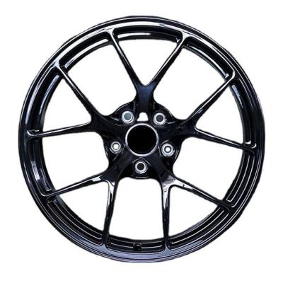 China 5 split spoke black painted suppliers wheels 18 inch rim racing forged aluminum alloy wheel 5x112 5x114 3 5x120 zu verkaufen