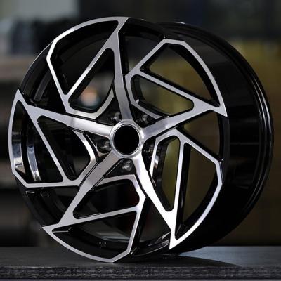 China Staggered Satin Black/Machine Face model forged wheels for sale for sale