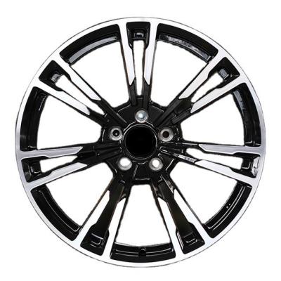 China Titanium Machine Face Gloss black''forged wheels for Audi Q7 en venta