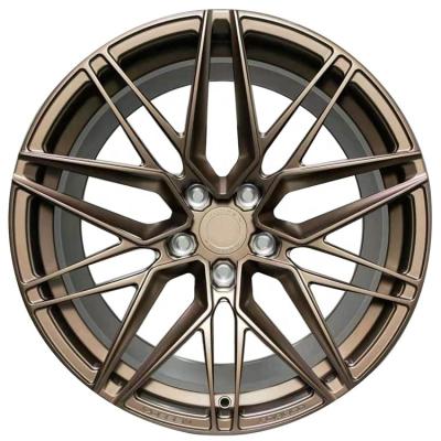 China Matt Bronze Forged Rims Car Alloy Wheel Rim 18''19''20''21 Inch Forged Rims For Sports Car zu verkaufen