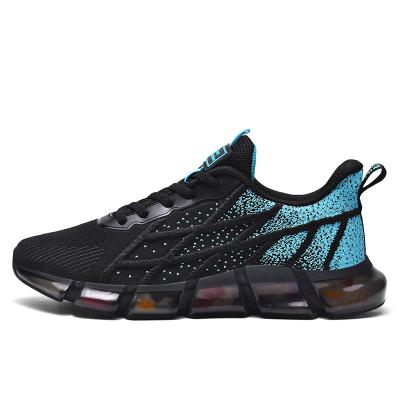 China CUSHIONING Mens Designers Sneakers Breathable Knitted Upper Lace Up Sports Shoes Cushioning Unique Running Shoes Men for sale