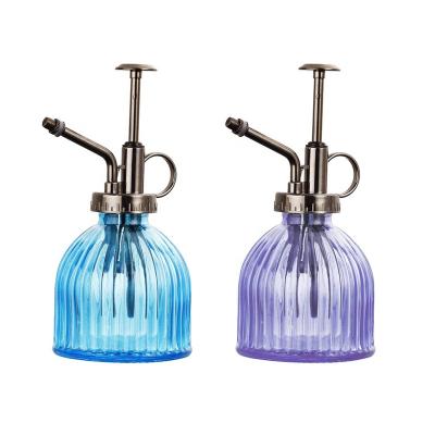 China 250ML Water COLORED GLASS SHOWER BOTTLE FOR GARDEN FLOWER for sale