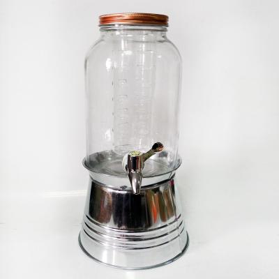 China Viable Glass Wine Storage Jars Fermentation Enzyme Household Glass Jars for sale